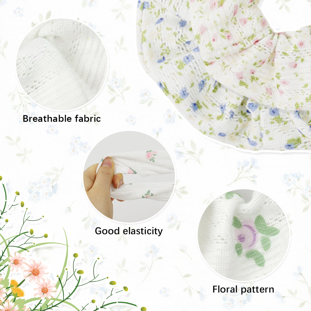 MAYCREATE 5Pcs Floral Scrunchies for Girls Women Elastic Hair Scrunchies Hair Ties Fabric No Tangle Hair Ties Fashion Hair Accessories Gift for Girls MAYCREATE 5Pcs Floral Scrunchies for Girls Women Elastic Hair Scrunchies Hair Ties Fabric No Tangle Hair Ties Fashion Hair Accessories Gift for Girls